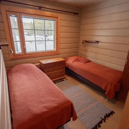 Tunnelmallinen Ski-in,out-huvila