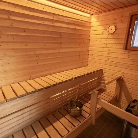 Tunnelmallinen Ski-in,out-huvila *