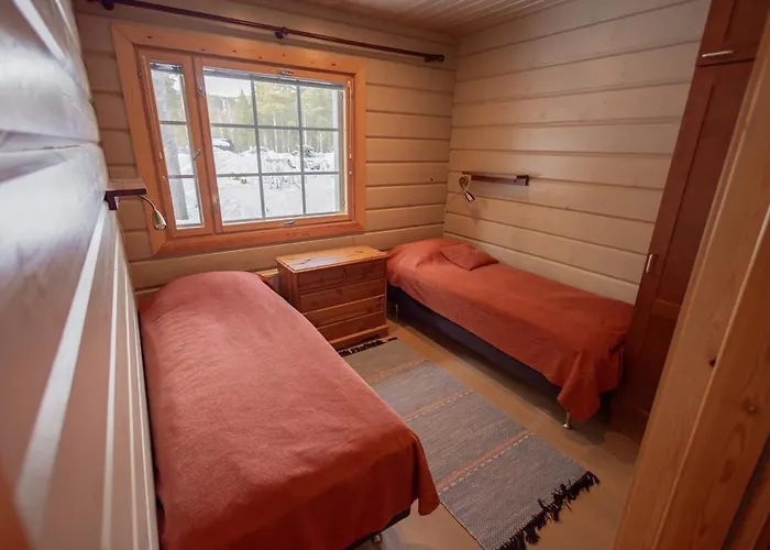 Tunnelmallinen Ski-in,out-huvila