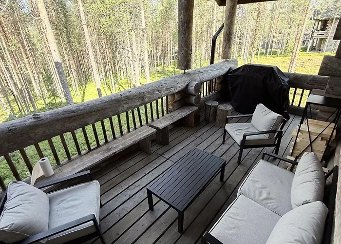 아파트 Tunnelmallinen Ski-in,out-huvila Kittilä